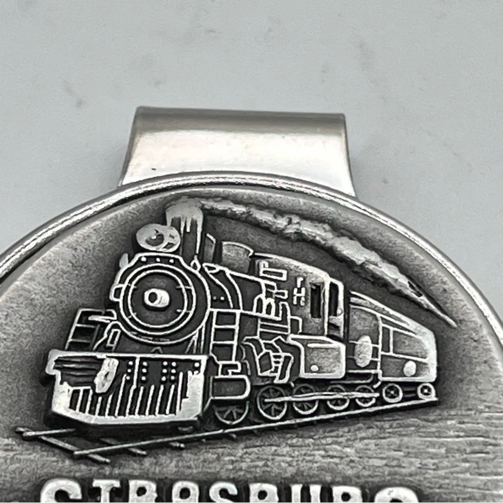 Strasburg Railroad Silver‎ Money Clip Pennsylvania
